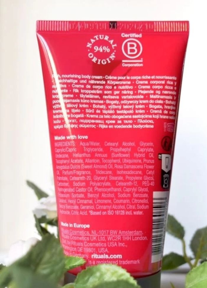 Creme Corps Rose et Amande _ Ritual of Ayurveda  de Rituals - photo numéro 3