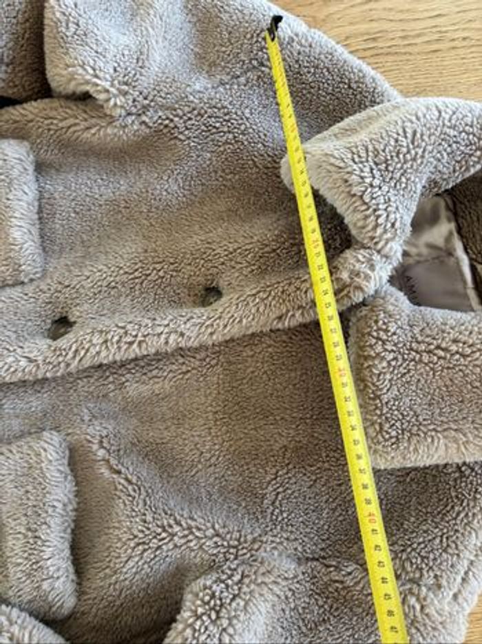 Manteau en moumoute beige - photo numéro 8