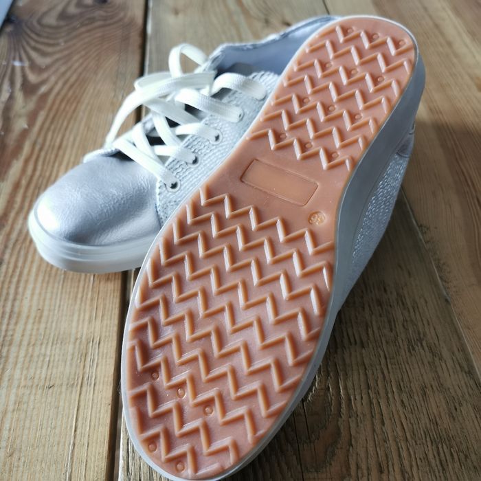 Baskets taille 36 argentées - photo numéro 6