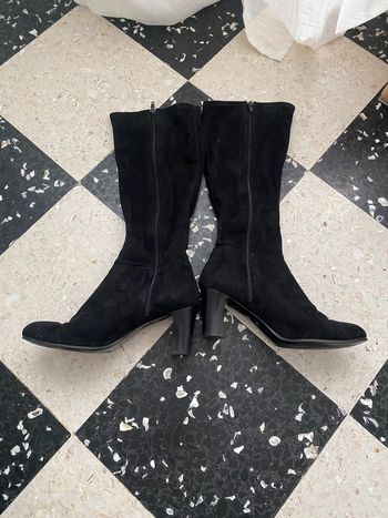 Bottes André en daim noir taille 41