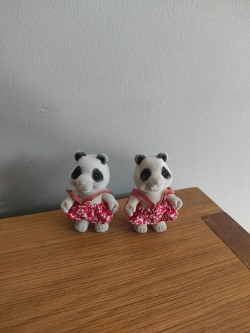 Lot de 2 pandas forest families
