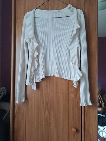 Gilet cache cache blanc S