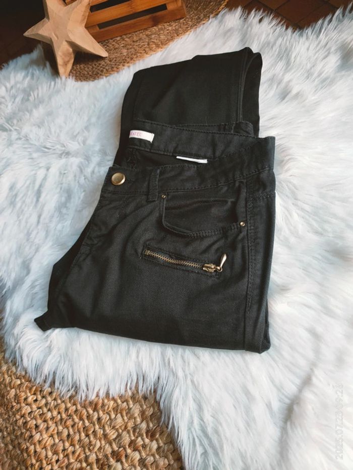 Pantalon skinny noir camaïeu 36 - photo numéro 5