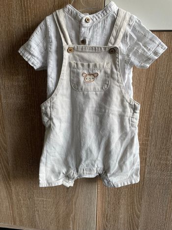 chemise + salopette 