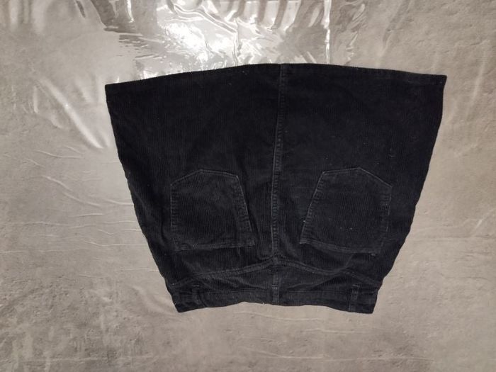 Jupe velour côtelé