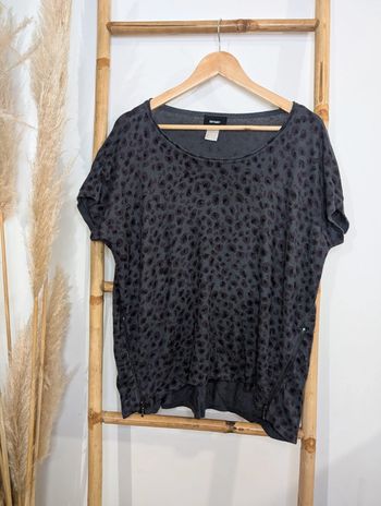 Pull fin manches larges léopard la redoute