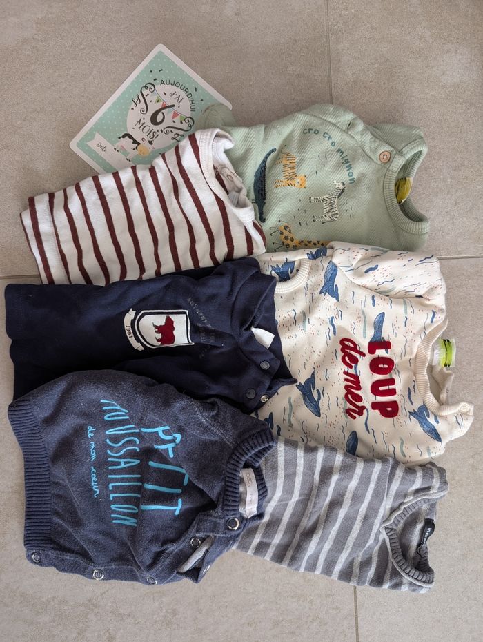 Gros lot vêtements garçon 6 mois - photo numéro 6