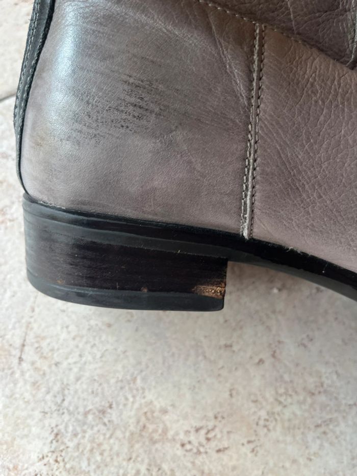 Botte en cuir Pierre Cardin 38 - photo numéro 14