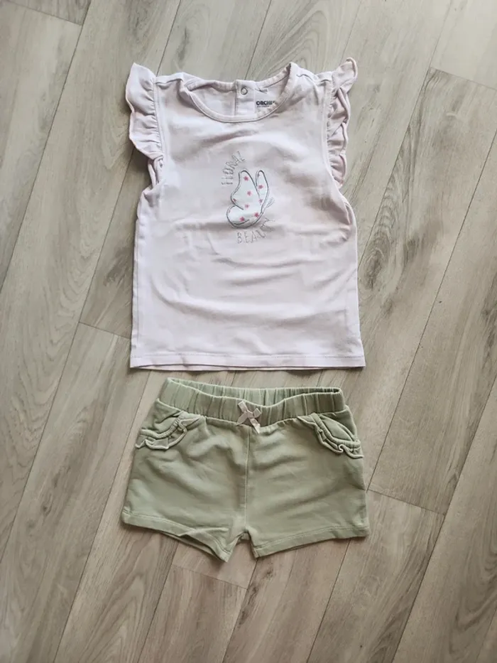 Ensemble debardeur short 23mois