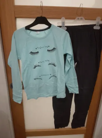 Pyjama long deux pièces - Fille 9/10 ans