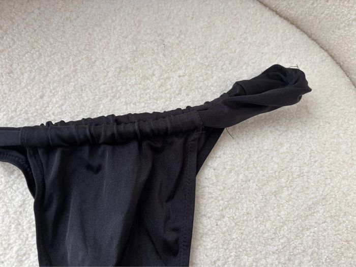 Bas de maillot de bain échancré undiz taille S Noir - photo numéro 3