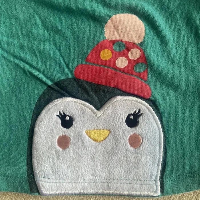 🎉 T-shirt Manches Longues Pingouin In Extenso 🎉 - photo numéro 2