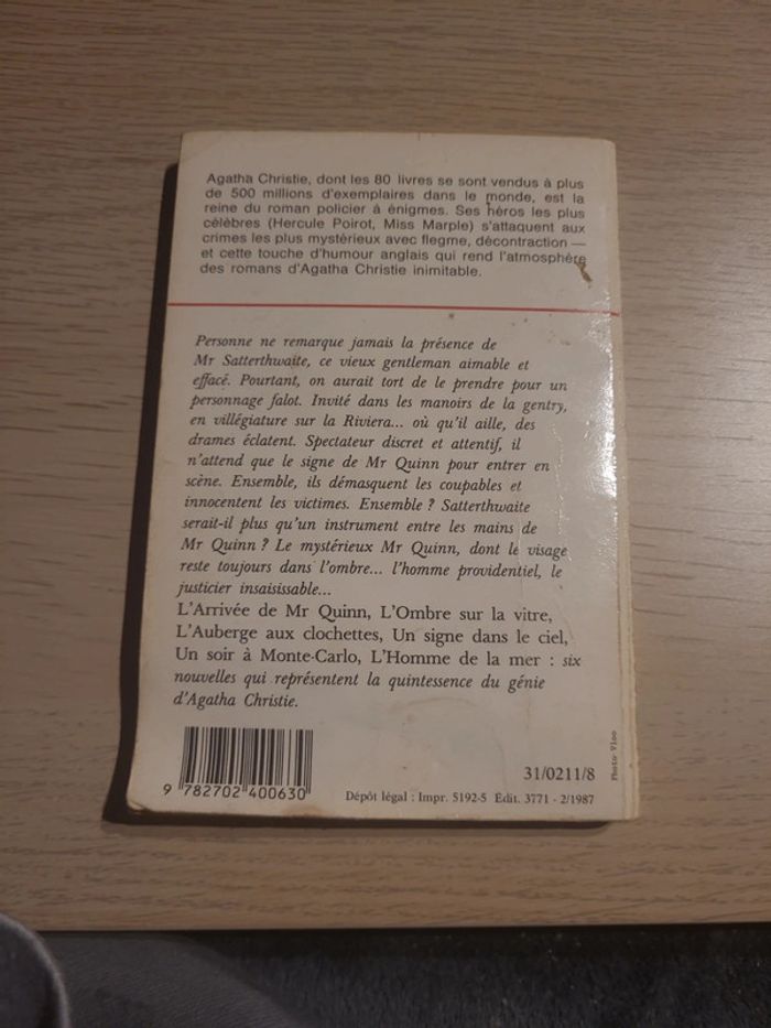 Le mystère de Mr Quinn - photo numéro 2