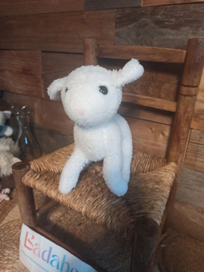 Peluche agneau vintage Nounours - photo numéro 3