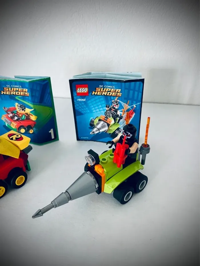 LEGO Super Heroes 76062 - Mighty Micros : Robin vs Bane - Complet avec Notice - photo numéro 3