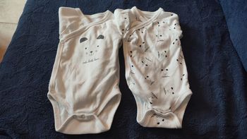 2 bodies manches longues 3 mois