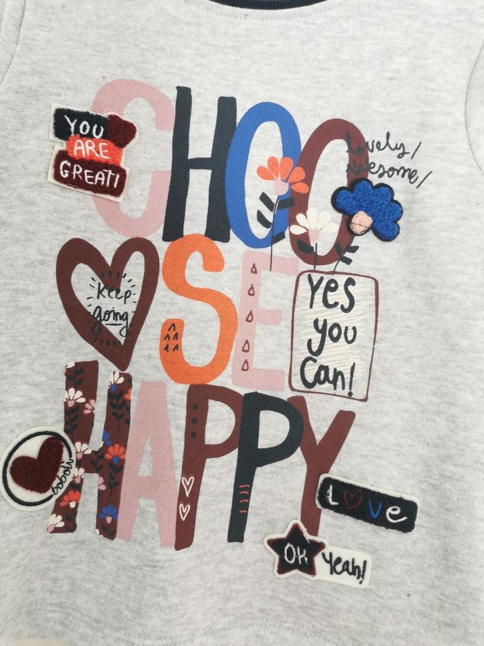 Sweat gris chiné fendu dans le dos Boboli 2 Ans - photo numéro 3