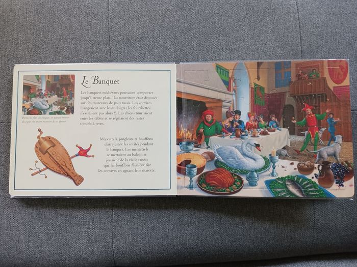 Chevaliers et châteaux forts avec puzzles - photo numéro 5