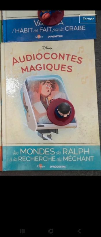 Numero 144 audioconte Magique Altaya disney deagostini livre et figurine audio conte compte