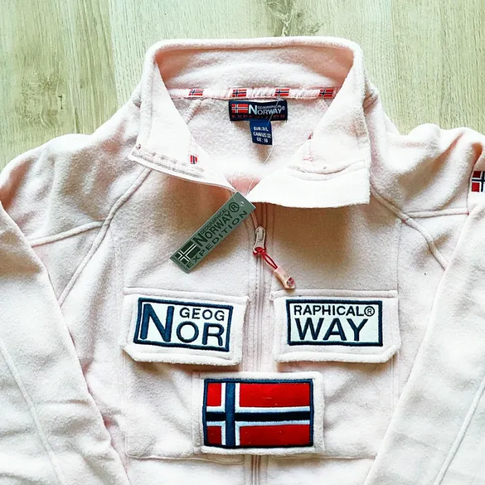 Geographical Norway Expedition Veste Active wear Rose poudré Femme Exclusive NEUF (Taille L) - photo numéro 7