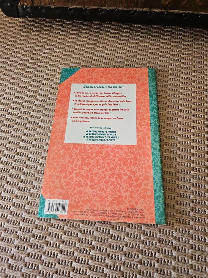 Livre je dessine Donald et daisy vintage - photo numéro 8