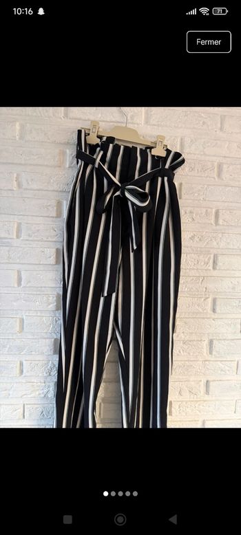 Pantalon à rayures L