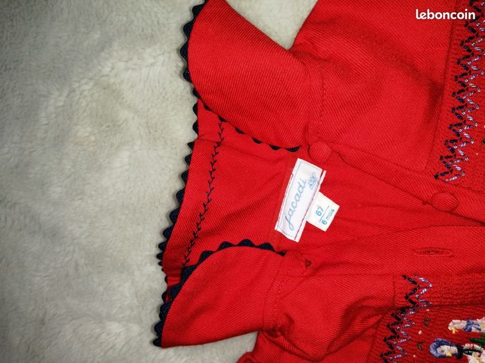 robe rouge enfant 6 mois