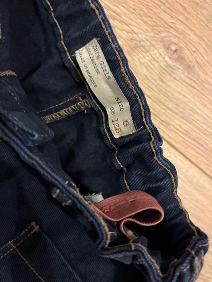 7/8 ans jupe Zara jeans épais bleu - photo numéro 2