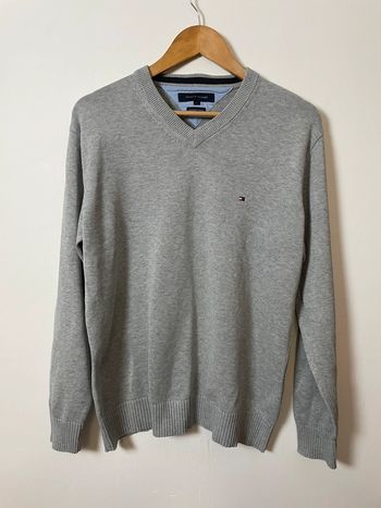 Pull Tommy Hilfiger – Homme – Taille L – Gris