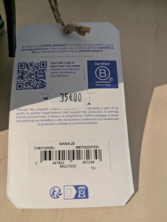 Cabaia 10ans trousse de toilette - photo numéro 2