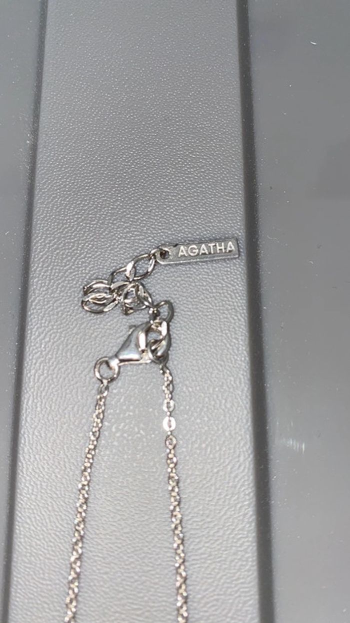 Collier agatha en argent - photo numéro 3