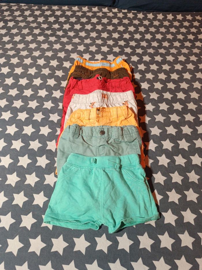 Lot de 9 shorts T9 mois en bon état - photo numéro 8