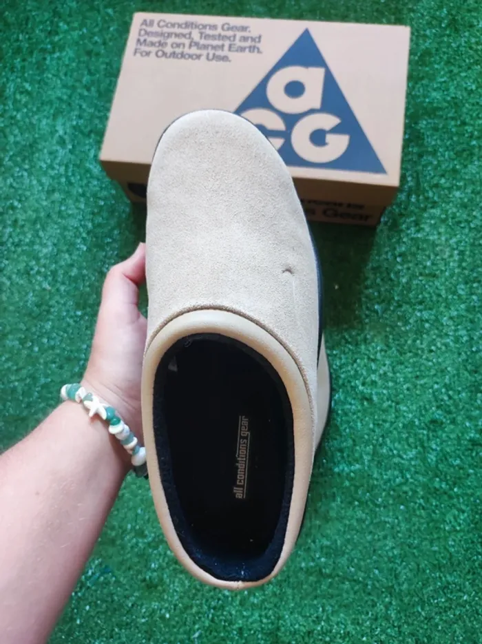 Mules Nike Acg Rufus Limestone Beige 38.5 - photo numéro 9