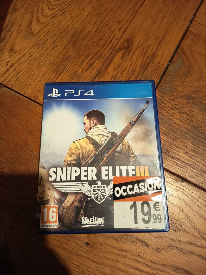 Jeu PS4 sniper elite 3