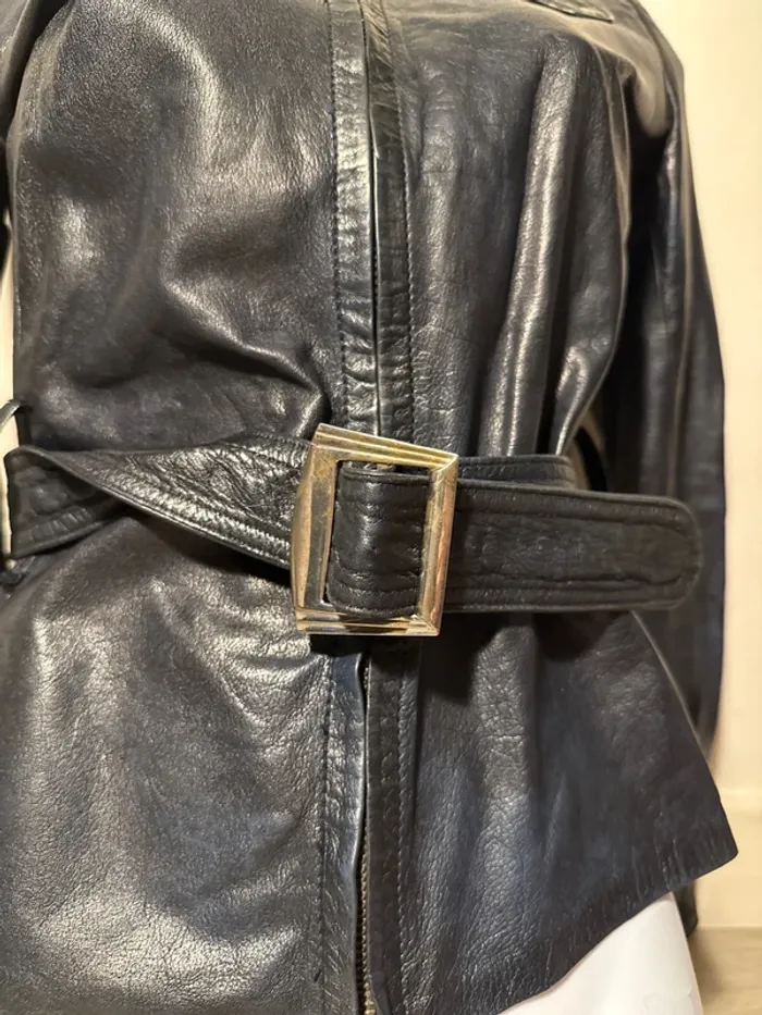 Veste en cuir vintage peter Robinson - photo numéro 5