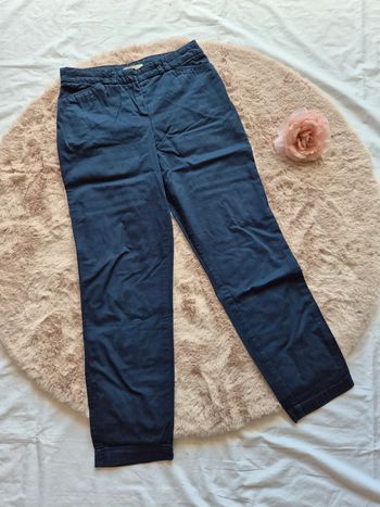 Pantacourt marine camaieu taille 34