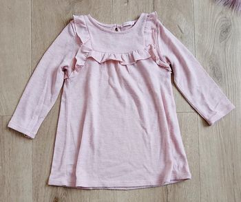 Robe manches longues rose clair taille 3 ans Gémo
