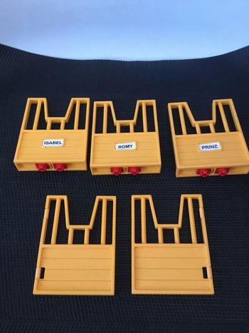 Playmobil lot portes murs oranges box centre équestre 4190 chevaux équitation