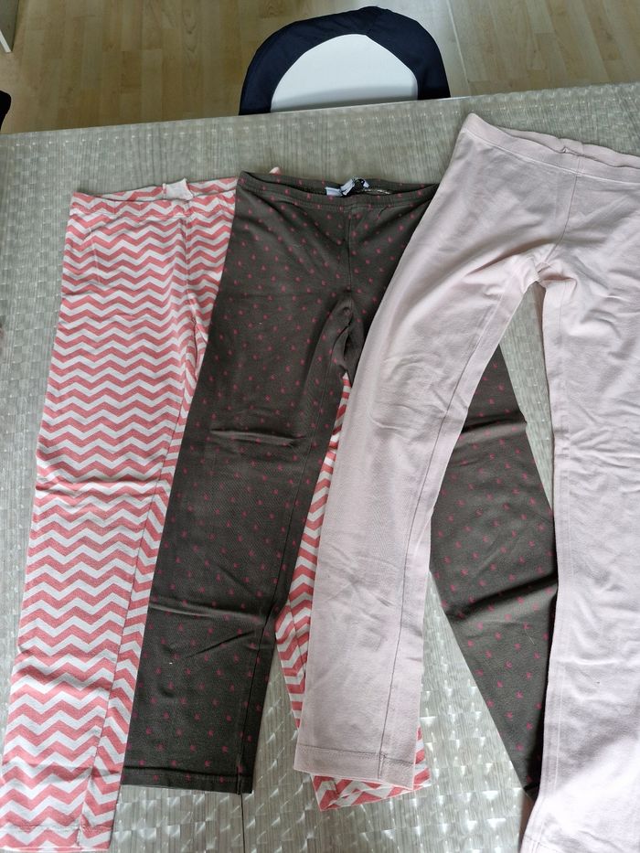 3 leggings fille