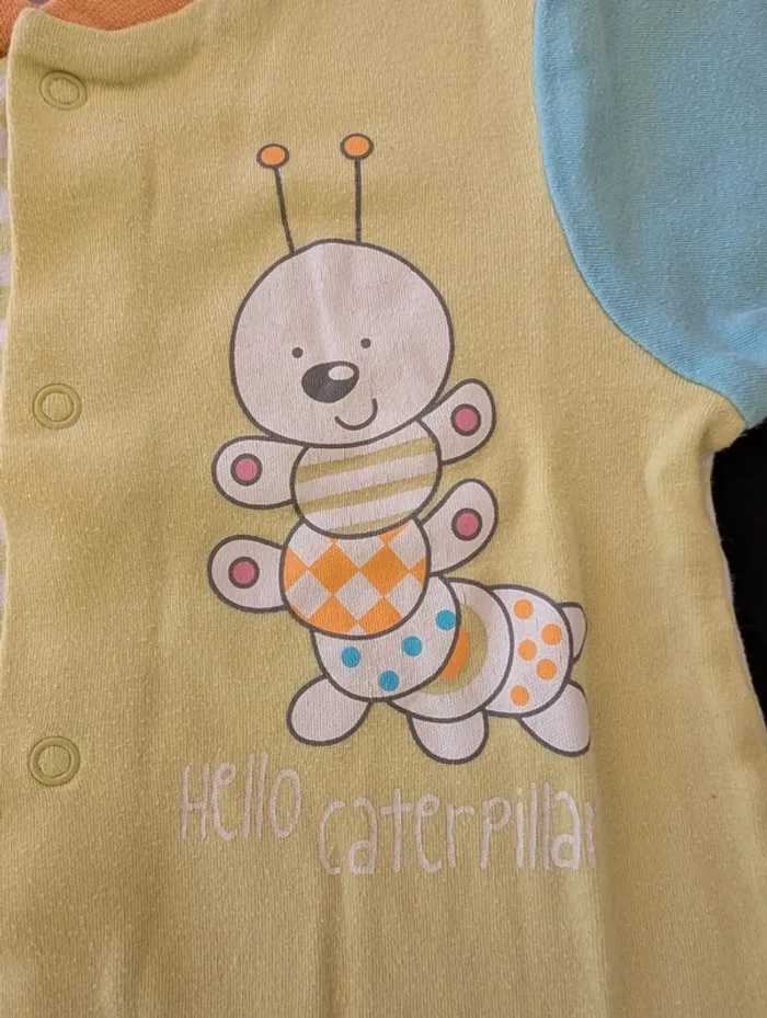 Barboteuse combishort chenille - photo numéro 2