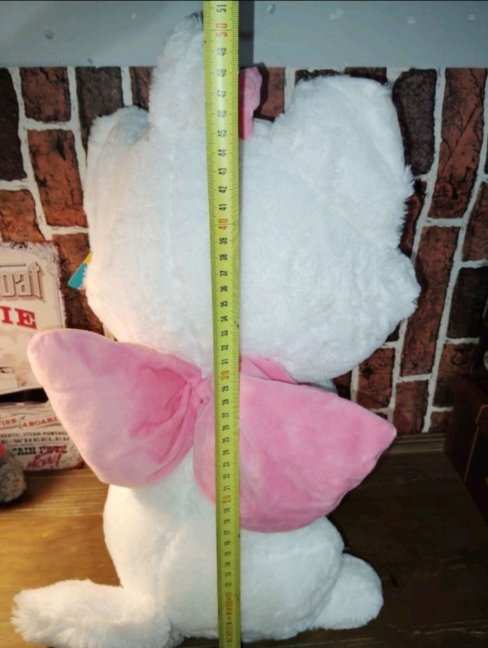 Grande peluche Marie des Aristochats Disney 50cm - photo numéro 2