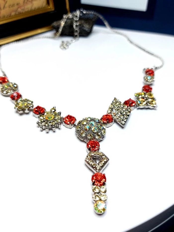 Magnifique collier inspiration vintage art déco - photo numéro 4