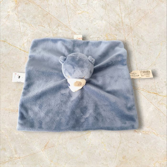 Doudou plat ours 🐻 bleu Monoprix Bout'chou