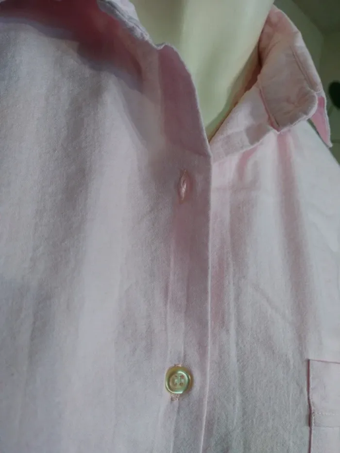 Chemisier chemise top tunique printemps automne rose pink vintage retro - photo numéro 2