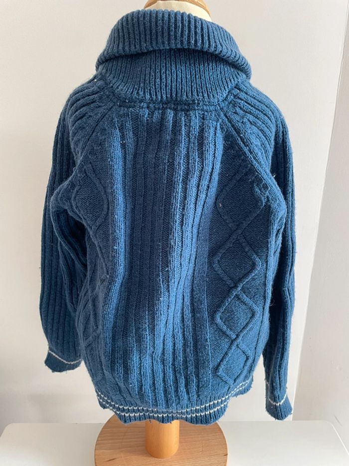 Gilet bleu okaidi - photo numéro 2