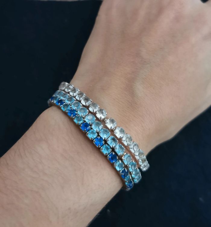 Ensemble de bracelets a strass