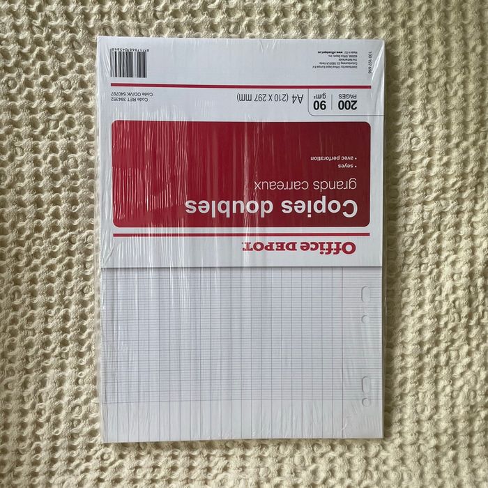 Paquet neuf copies doubles
