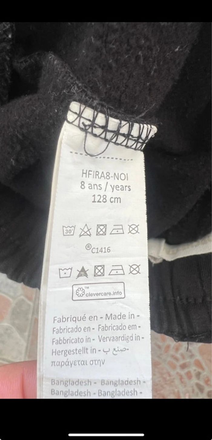 Pantalon noir cargo fille orchestra taille 8 ans en parfait état . 95% coton - photo numéro 8
