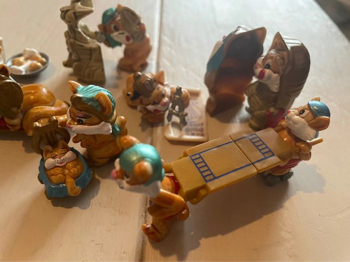 Série Complète 10 Figurines + BPZ  Kinder Les Egyptochats (1997) Très Bon État - photo numéro 4