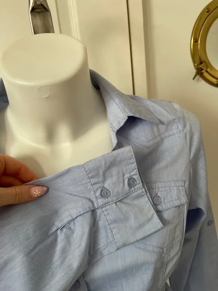 Chemise bleue - photo numéro 11